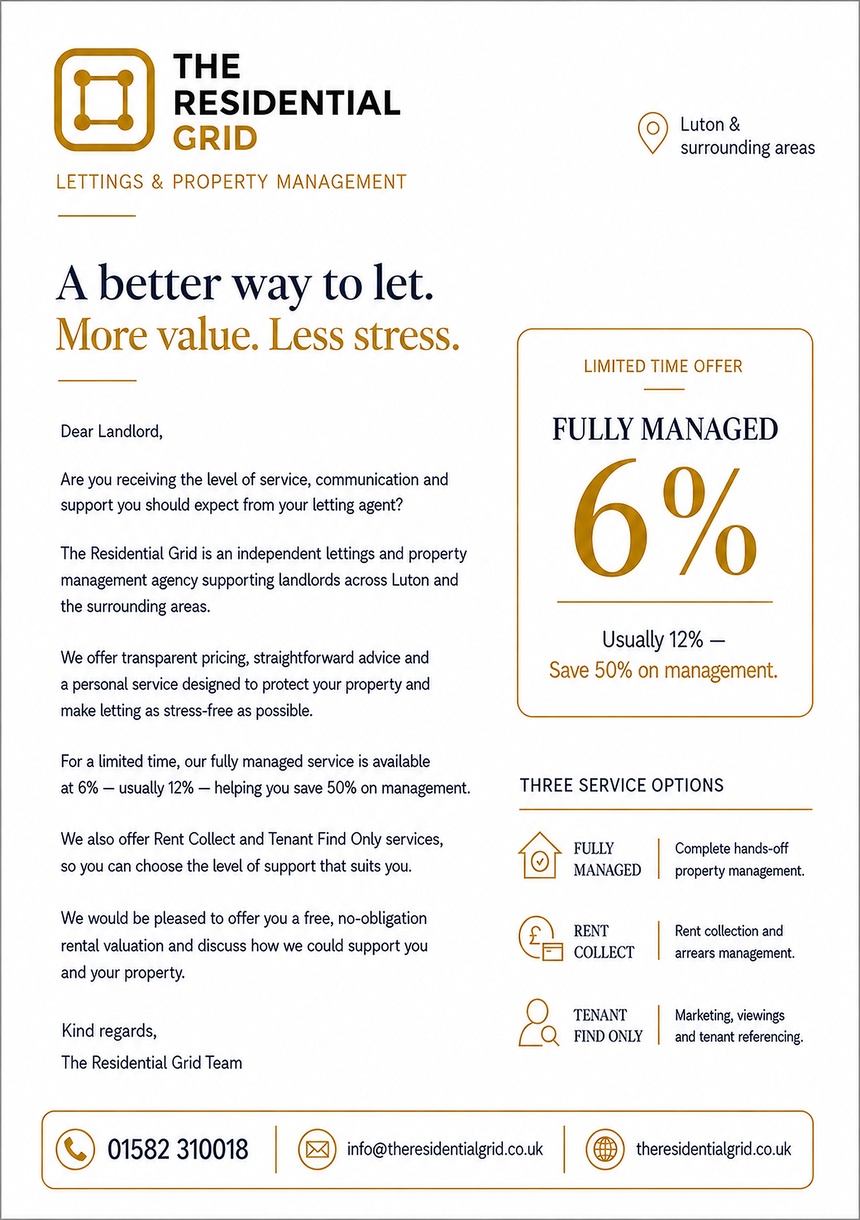 6% Fully Managed for Luton Landlords — Limited-Time Offer